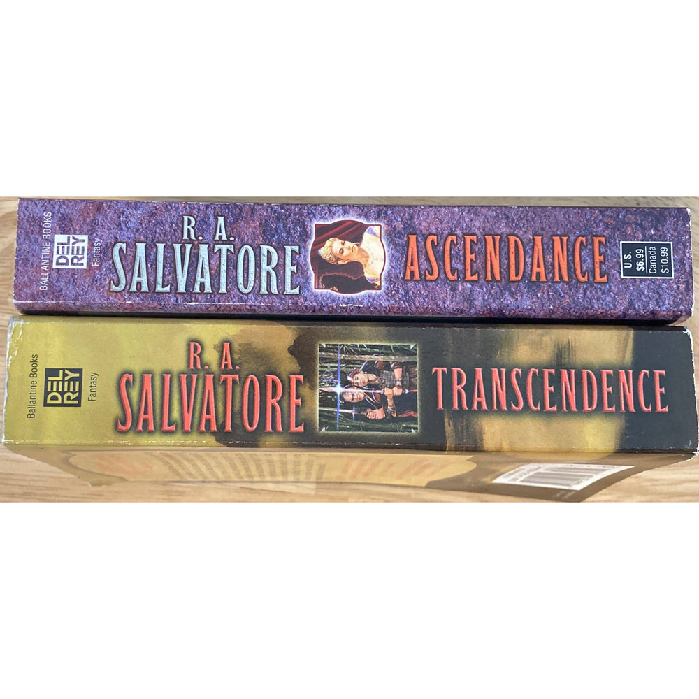 Lot Second Demonwars Saga  Book 1 & 2 R A Salvatore Paperbacks